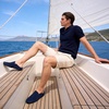 image:imageGo Tour Handmade Mens Casual Loafers Moccasins Slip On Driving ShoesBlue