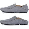 image:imageGo Tour Handmade Mens Casual Loafers Moccasins Slip On Driving ShoesGrey