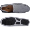 image:imageGo Tour Handmade Mens Casual Loafers Moccasins Slip On Driving ShoesGrey