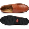 image:imageGo Tour Mens Casual Leather Fashion Slipon Loafers ShoesAbrown