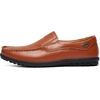 image:imageGo Tour Mens Casual Leather Fashion Slipon Loafers ShoesAbrown