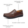 image:imageGo Tour Mens Casual Leather Fashion Slipon Loafers ShoesAdark Brown