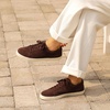image:imageGo Tour Mens Casual Suede Leather Handmade SneakersSuede Dark Brown