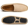 image:imageGo Tour Mens Handmade Suede Leather Casual Loafers ShoesA Beige