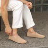image:imageGo Tour Mens Handmade Suede Leather Casual Loafers ShoesA Beige