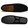 image:imageGo Tour Mens Handmade Suede Leather Casual Loafers ShoesA Black