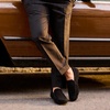 image:imageGo Tour Mens Handmade Suede Leather Casual Loafers ShoesA Black