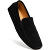 image:imageGo Tour Mens Handmade Suede Leather Casual Loafers ShoesA Black