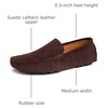image:imageGo Tour Mens Handmade Suede Leather Casual Loafers ShoesA Brown