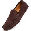 image:imageGo Tour Mens Handmade Suede Leather Casual Loafers ShoesA Brown
