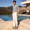 image:imageGo Tour Mens Handmade Suede Leather Casual Loafers ShoesA Grey