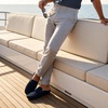 image:imageGo Tour Mens Handmade Suede Leather Mules Clog Slippers Breathable Leather Slip on Shoes Casual LoafersBlue