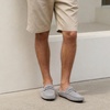 image:imageGo Tour Mens Handmade Suede Leather Mules Clog Slippers Breathable Leather Slip on Shoes Casual LoafersGrey