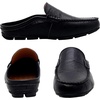 image:imageGo Tour Mens Mules Clog Slippers Breathable Punching Leather Slip on Shoes Casual LoafersAblack