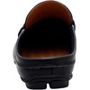 image:imageGo Tour Mens Mules Clog Slippers Breathable Punching Leather Slip on Shoes Casual LoafersAblack