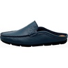 image:imageGo Tour Mens Mules Clog Slippers Breathable Punching Leather Slip on Shoes Casual LoafersAblue