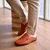 image:imageGo Tour Mens Mules Clog Slippers Breathable Punching Leather Slip on Shoes Casual LoafersAbrown