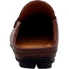 image:imageGo Tour Mens Mules Clog Slippers Breathable Punching Leather Slip on Shoes Casual LoafersAdark Brown