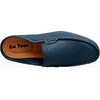 image:imageGo Tour Mens Mules Clog Slippers Breathable Punching Leather Slip on Shoes Casual LoafersBblue Punched