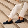 image:imageGo Tour Mens Penny Loafers Moccasin Driving Shoes Slip On Flats Boat ShoesA Dark Blue