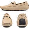 image:imageGo Tour Mens Penny Loafers Moccasin Driving Shoes Slip On Flats Boat ShoesBeige