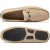 image:imageGo Tour Mens Penny Loafers Moccasin Driving Shoes Slip On Flats Boat ShoesBeige