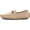 image:imageGo Tour Mens Penny Loafers Moccasin Driving Shoes Slip On Flats Boat ShoesBeige