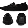 image:imageGo Tour Mens Penny Loafers Moccasin Driving Shoes Slip On Flats Boat ShoesBlack