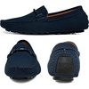 image:imageGo Tour Mens Penny Loafers Moccasin Driving Shoes Slip On Flats Boat ShoesBlue