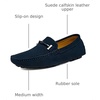 image:imageGo Tour Mens Penny Loafers Moccasin Driving Shoes Slip On Flats Boat ShoesBlue