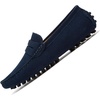 image:imageGo Tour Mens Penny Loafers Moccasin Driving Shoes Slip On Flats Boat ShoesDark Blue