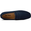 image:imageGo Tour Mens Penny Loafers Moccasin Driving Shoes Slip On Flats Boat ShoesDark Blue