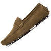 image:imageGo Tour Mens Penny Loafers Moccasin Driving Shoes Slip On Flats Boat ShoesKhaki