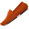 image:imageGo Tour Mens Penny Loafers Moccasin Driving Shoes Slip On Flats Boat ShoesOrange