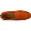 image:imageGo Tour Mens Penny Loafers Moccasin Driving Shoes Slip On Flats Boat ShoesOrange