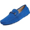 image:imageGo Tour Mens Penny Loafers Moccasin Driving Shoes Slip On Flats Boat ShoesSapphire Blue