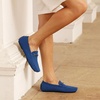 image:imageGo Tour Mens Penny Loafers Moccasin Driving Shoes Slip On Flats Boat ShoesSapphire Blue