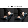 image:imageGo Tour Mens Premium Genuine Leather Casual Slip on Loafers Breathable Driving Shoes Fashion SlipperAblue
