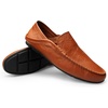 image:imageGo Tour Mens Premium Genuine Leather Casual Slip on Loafers Breathable Driving Shoes Fashion SlipperAbrown