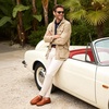 image:imageGo Tour Mens Premium Genuine Leather Casual Slip on Loafers Breathable Driving Shoes Fashion SlipperAbrown