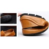 image:imageGo Tour Mens Premium Genuine Leather Casual Slip on Loafers Breathable Driving Shoes Fashion SlipperAyellow