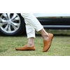 image:imageGo Tour Mens Premium Genuine Leather Casual Slip on Loafers Breathable Driving Shoes Fashion SlipperAyellow