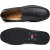 image:imageGo Tour Mens Premium Genuine Leather Casual Slip on Loafers Breathable Driving Shoes Fashion SlipperCblack