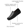 image:imageGo Tour Mens Premium Genuine Leather Casual Slip on Loafers Breathable Driving Shoes Fashion SlipperCblack