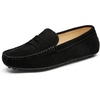 image:imageGo Tour Womens Suede Penny Loafers Classic SlipOn Driving ShoesBlack
