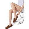 image:imageGo Tour Womens Suede Penny Loafers Classic SlipOn Driving ShoesBrown
