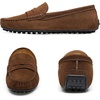 image:imageGo Tour Womens Suede Penny Loafers Classic SlipOn Driving ShoesBrown