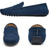 image:imageGo Tour Womens Suede Penny Loafers Classic SlipOn Driving ShoesNavy