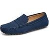 image:imageGo Tour Womens Suede Penny Loafers Classic SlipOn Driving ShoesNavy