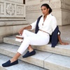 image:imageGo Tour Womens Suede Penny Loafers Classic SlipOn Driving ShoesNavy